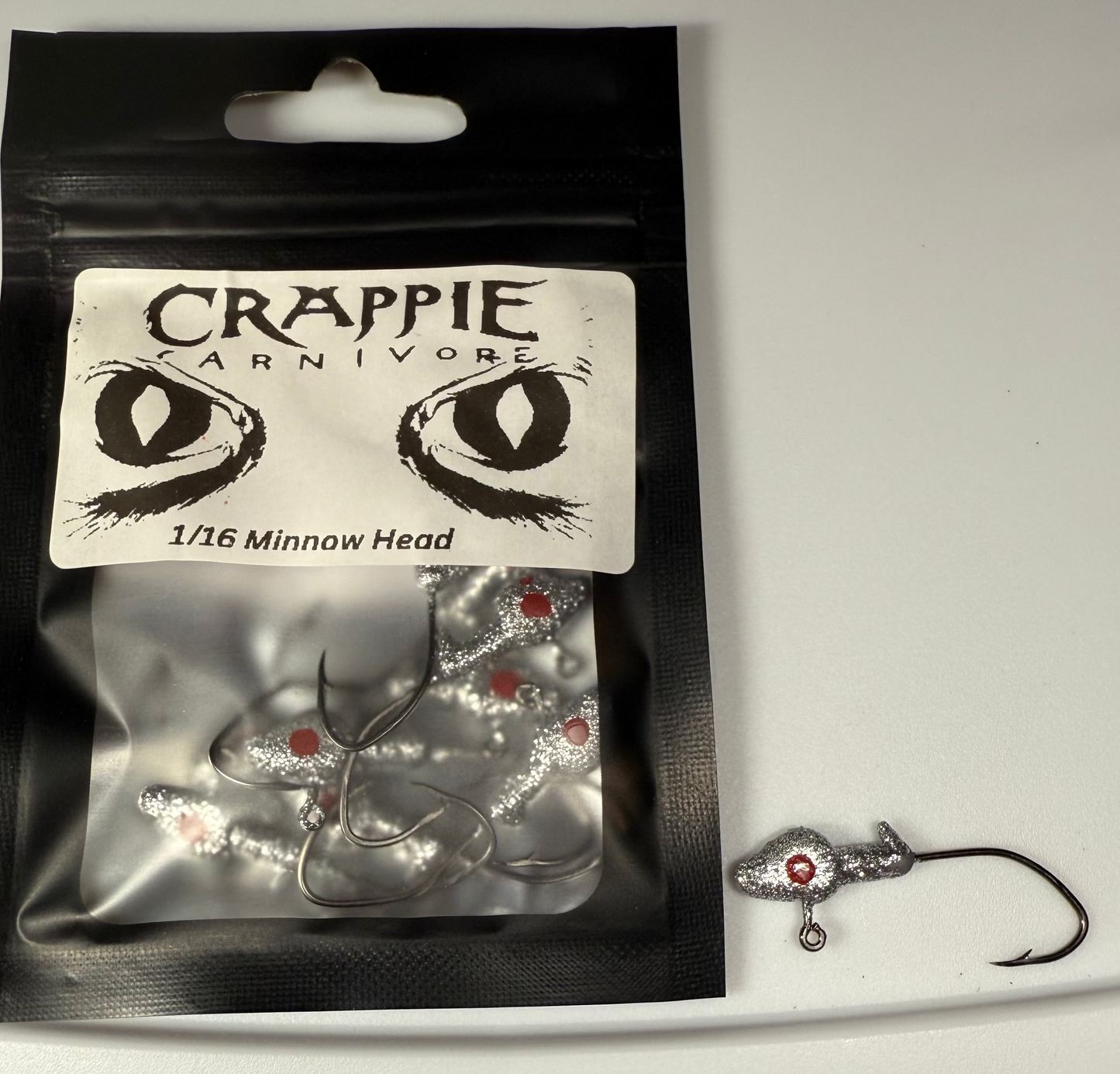 Minnow Jig Head 10/Pack (Disco Silver)