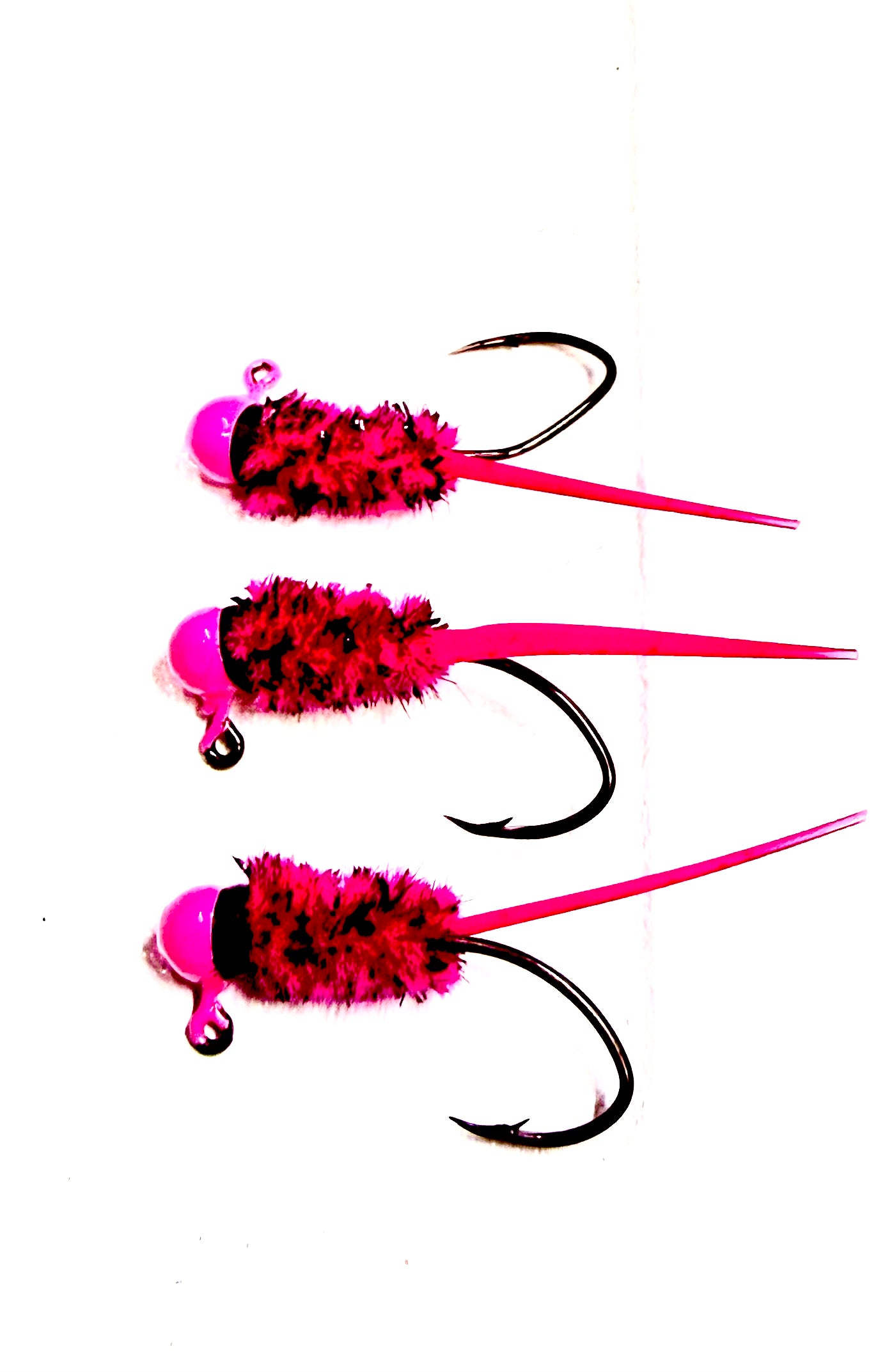 Wedge Tail Crappie Jigs 3/pack