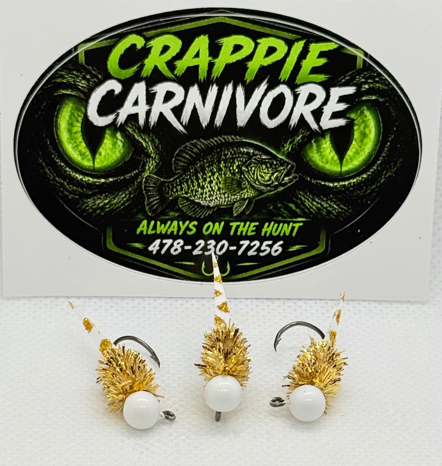Wedge Tail Crappie Jigs 3/pack