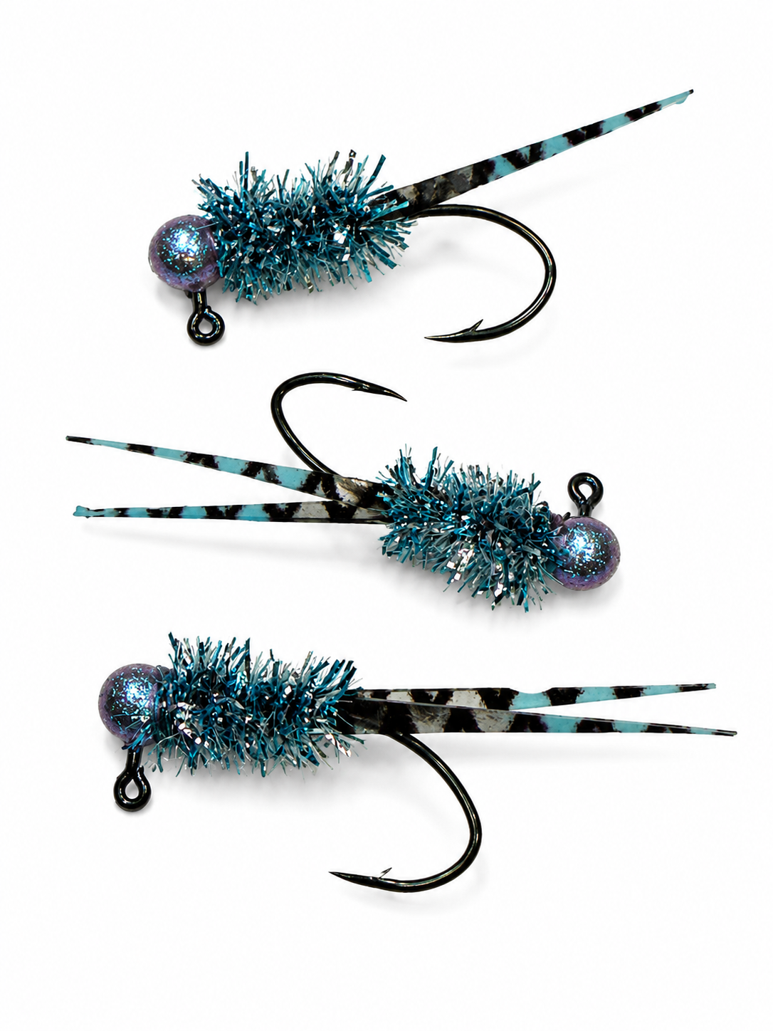Wedge Tail Crappie Jigs 3/pack