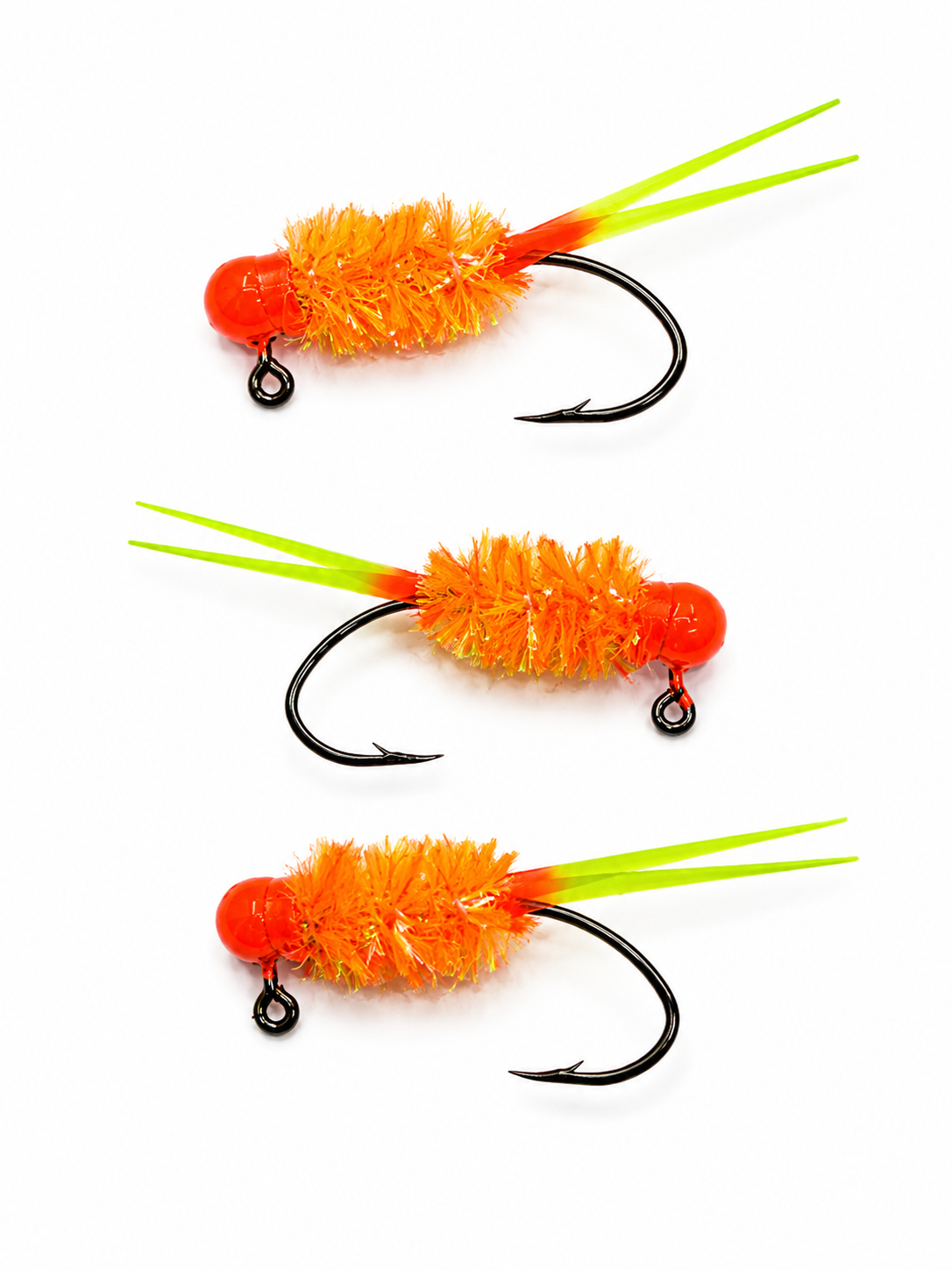 Wedge Tail Crappie Jigs 3/pack
