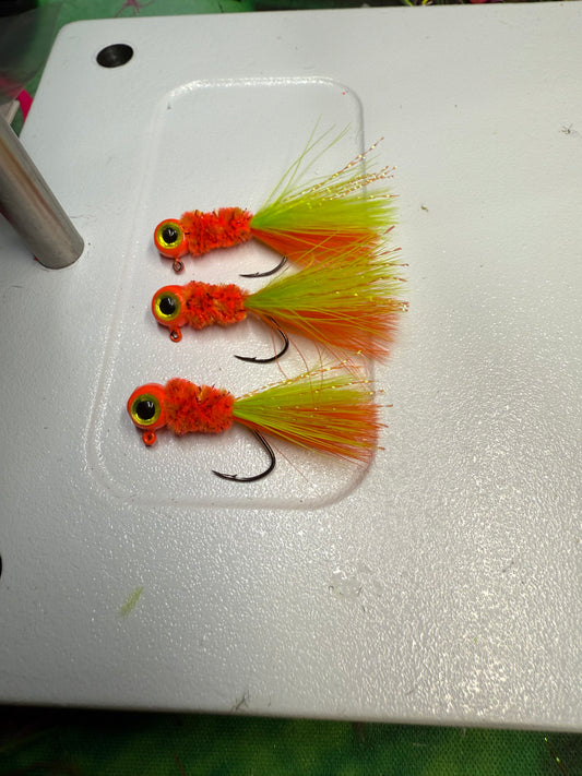 1/16oz Cajon Cricket Hand Tied 3/pack