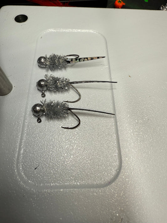 1/16oz Silver Minnow Wedgetail 3/Pack