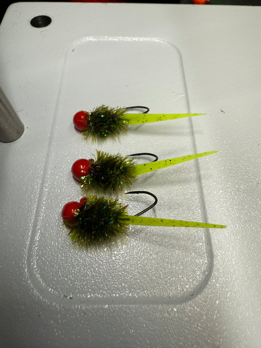 1/16oz Christmas Tree Wedgetail 3/Pack
