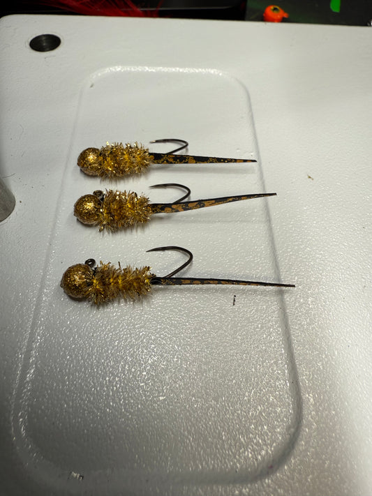 1/16oz Gold Minnow Wedgetail 3/Pack