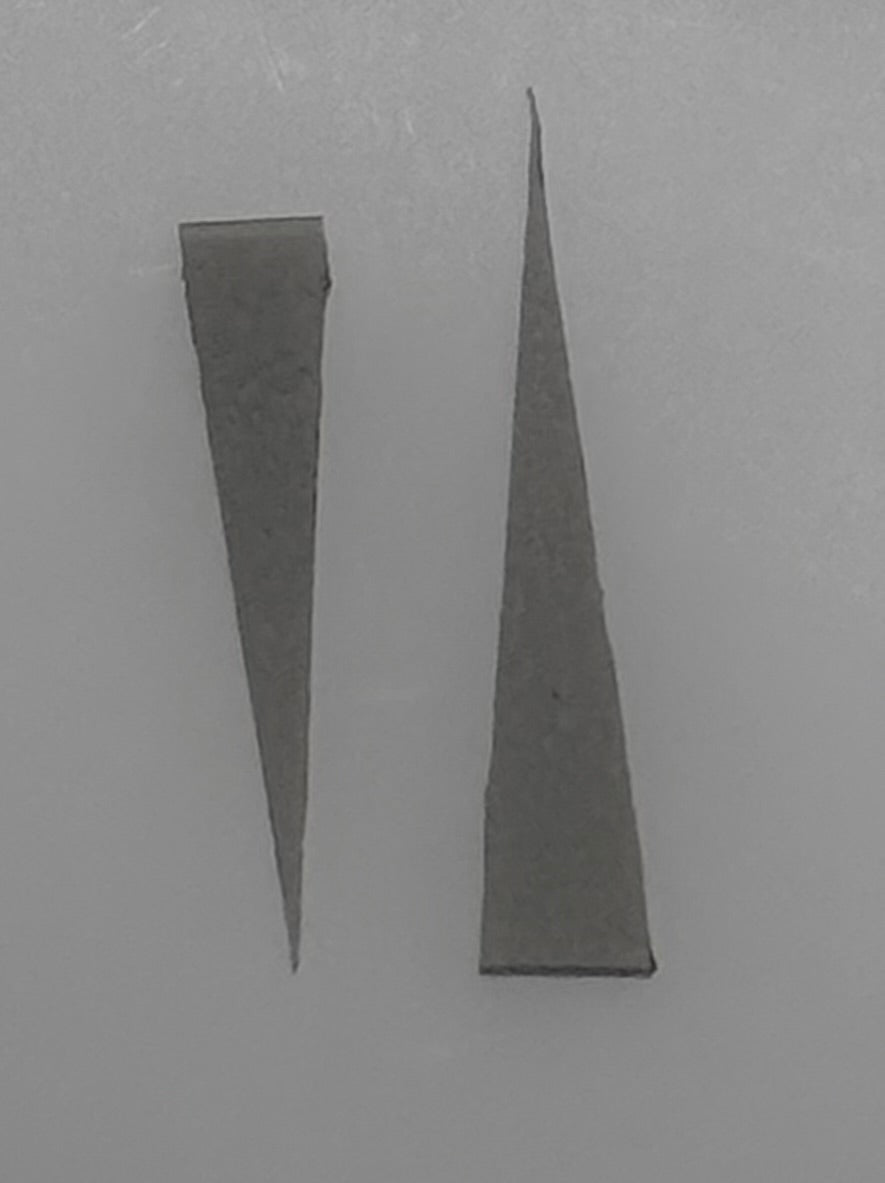 Mini Wedge Tail 25/pack - Crappie Carnivore