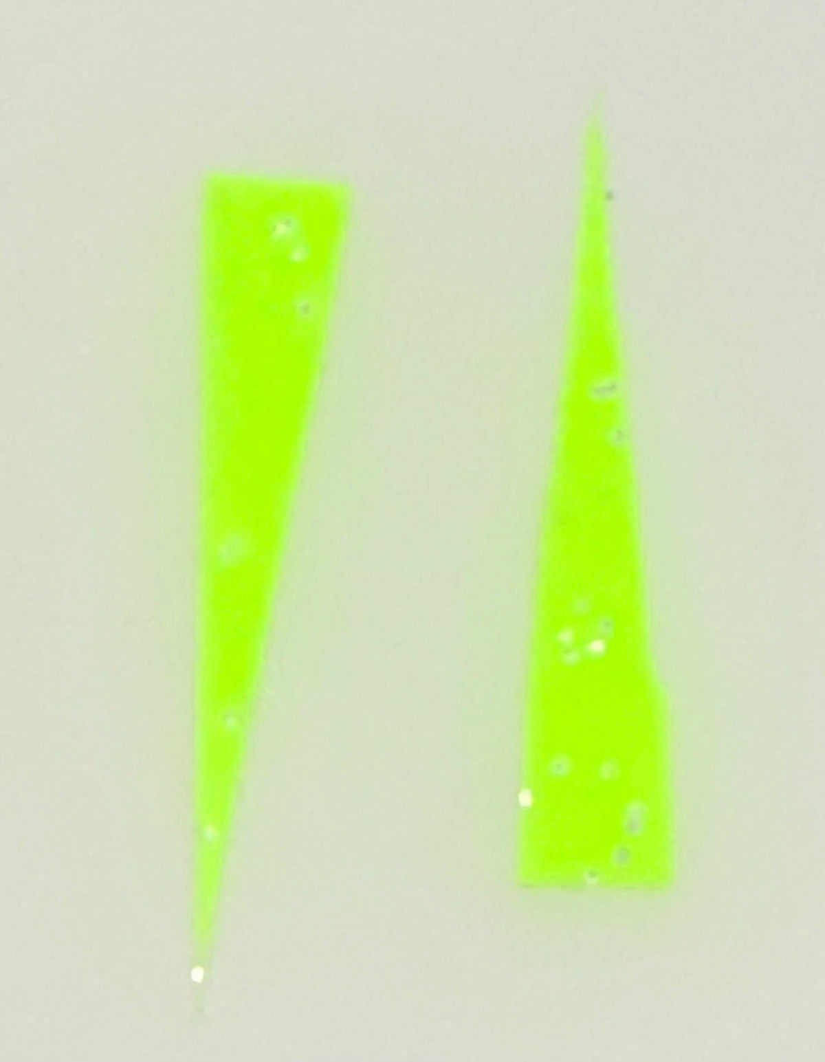 Mini Wedge Tail 25/pack - Crappie Carnivore