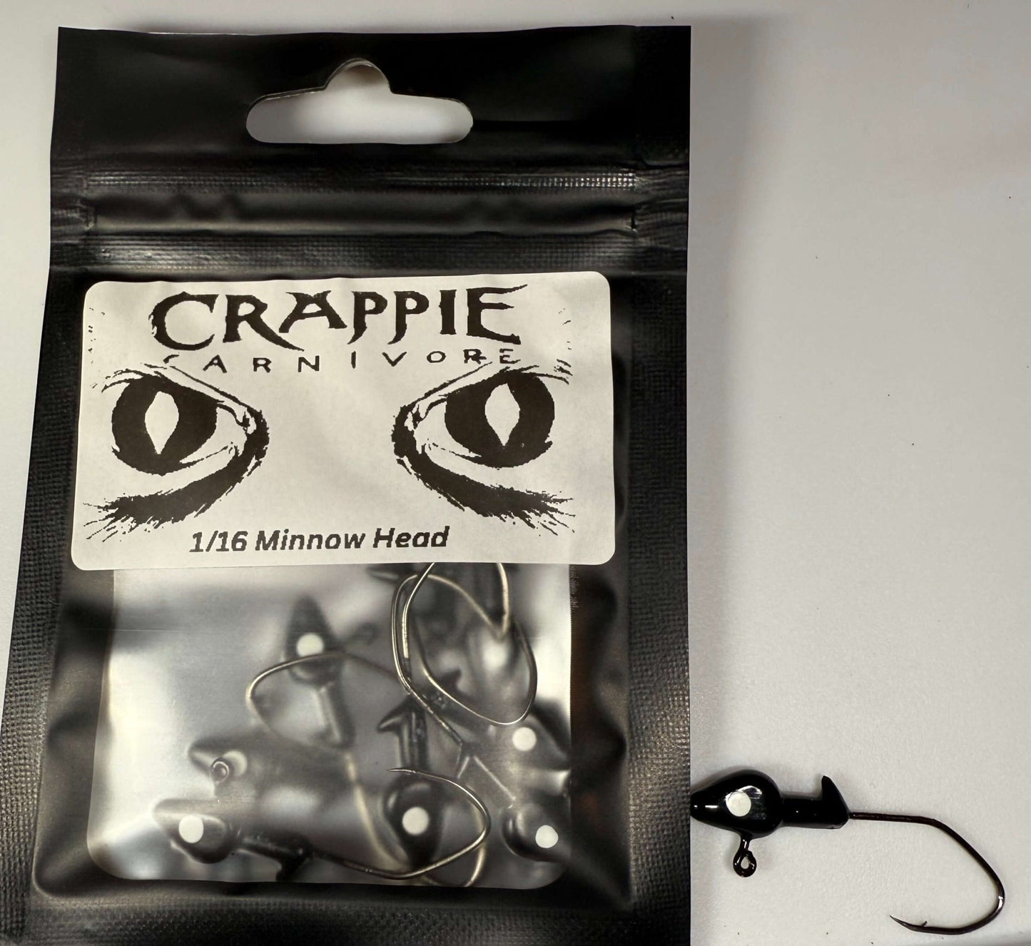 Minnow Jig Head 10/pack - Crappie Carnivore
