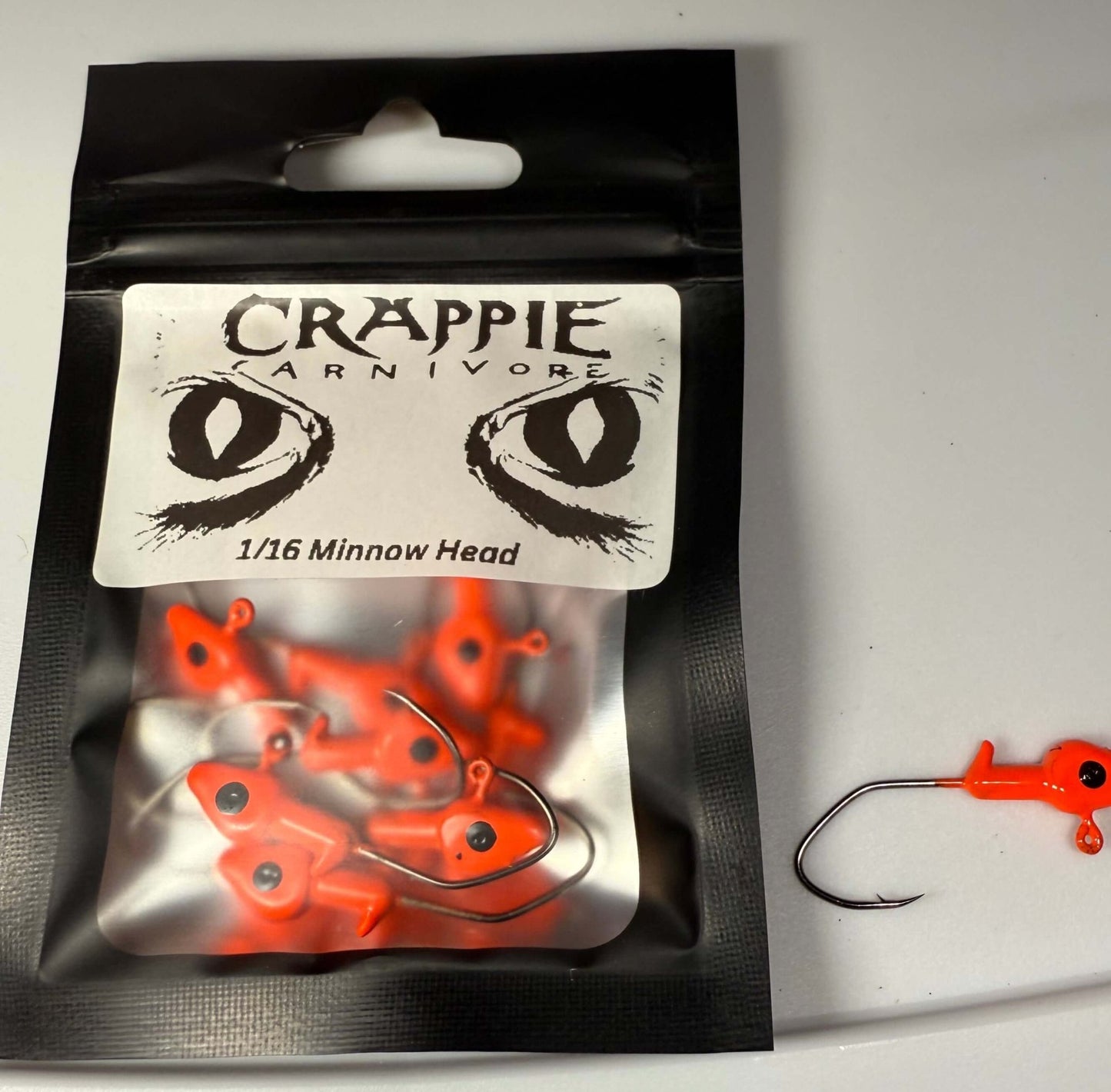Minnow Jig Head 10/pack - Crappie Carnivore