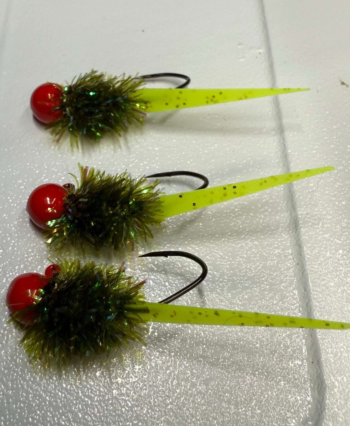 Wedge Tail Crappie Jigs 3/pack - Crappie Carnivore