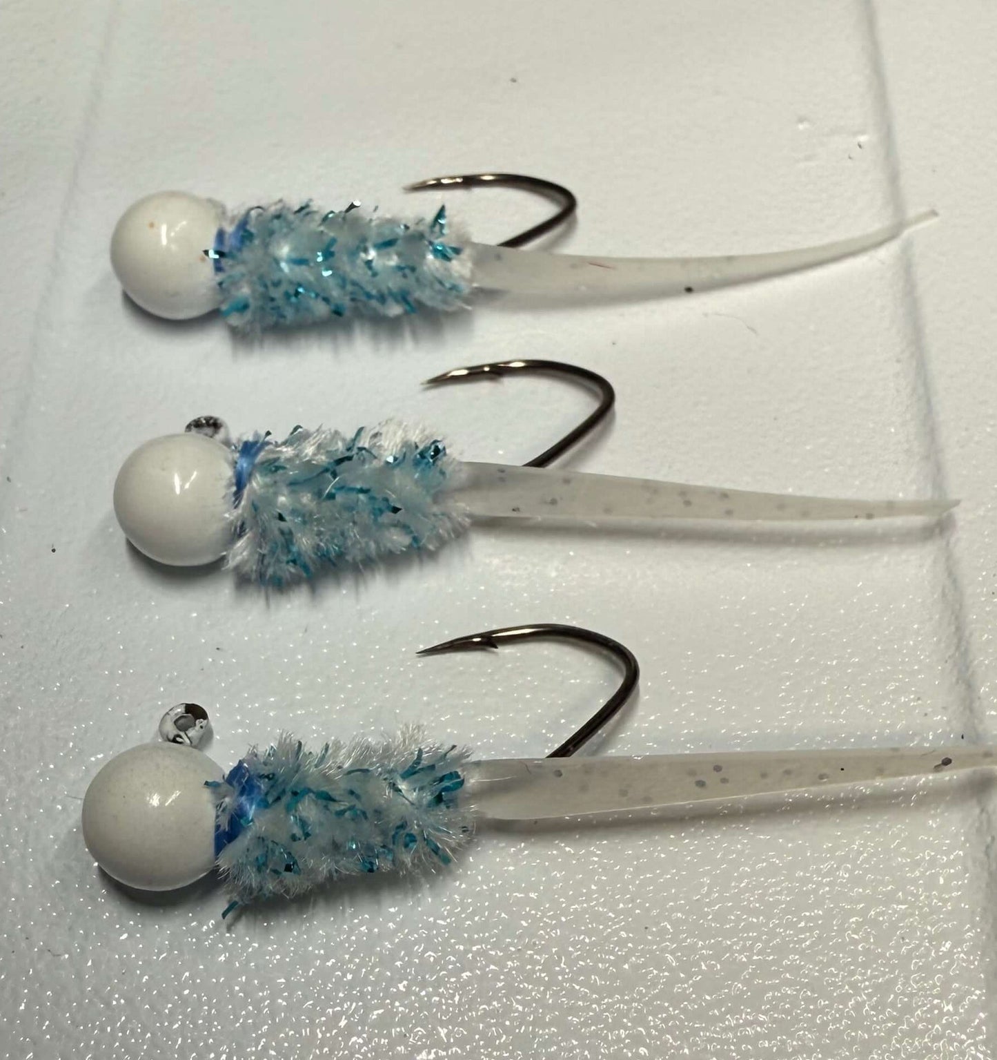 Wedge Tail Crappie Jigs 3/pack - Crappie Carnivore
