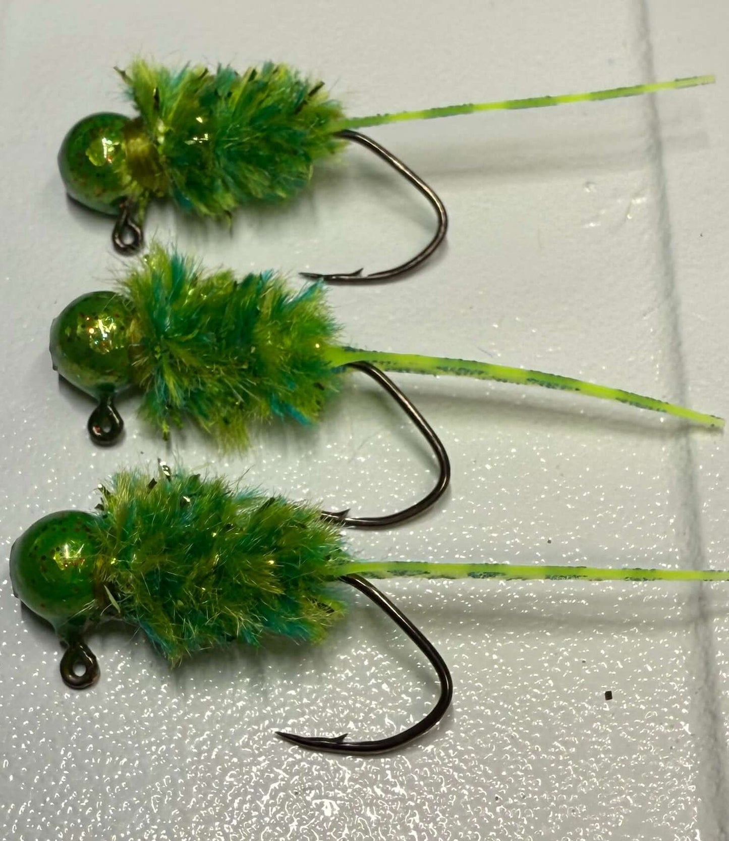 Wedge Tail Crappie Jigs 3/pack - Crappie Carnivore