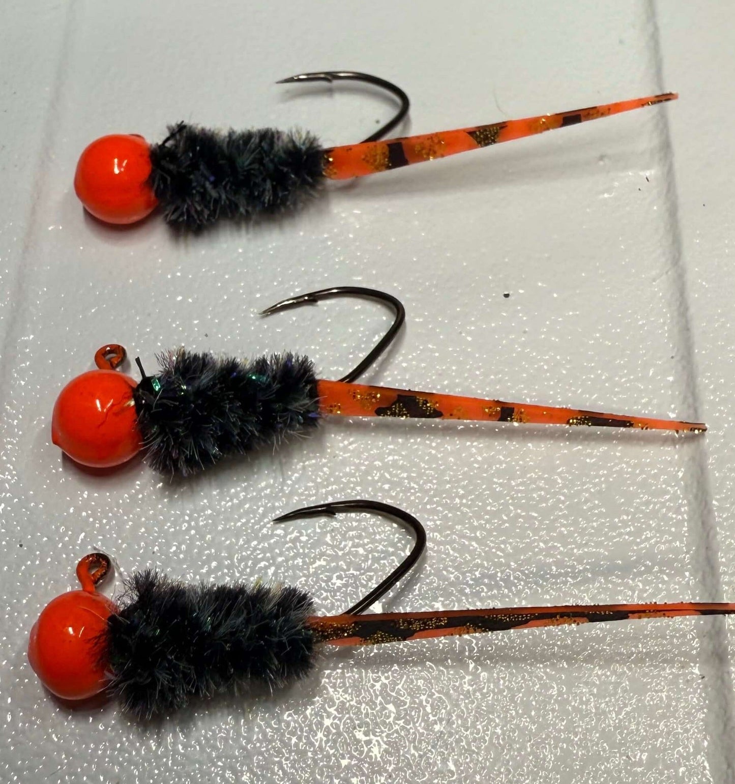 Wedge Tail Crappie Jigs 3/pack - Crappie Carnivore